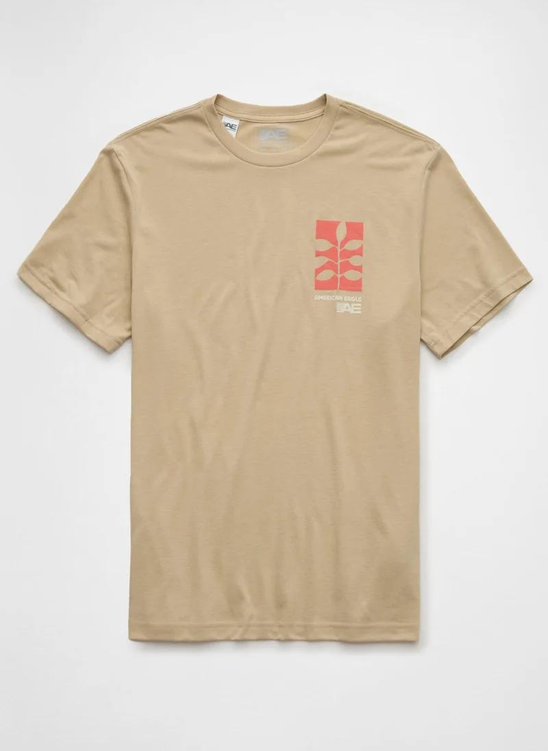 American Eagle Graphic Logo Crew Neck T-Shirt