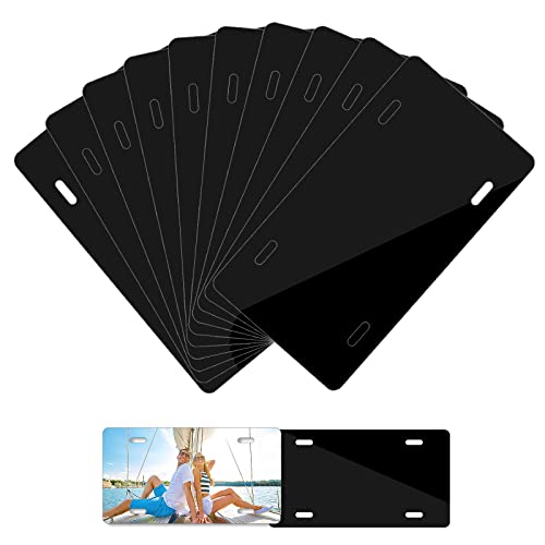 HYHOSHI 10 Pack 045mm Blank Automotive License Plate Plates Tag for Custom Design Work - Image 1