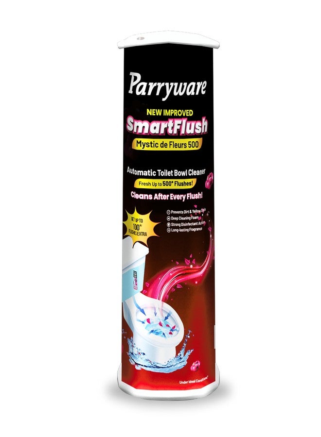 Parryware SmartFlush Mystic de Fleurs 500 - Automatic Toilet Bowl Cleaner upto 500* flushes - 180g (Pack of 1) - Image 1