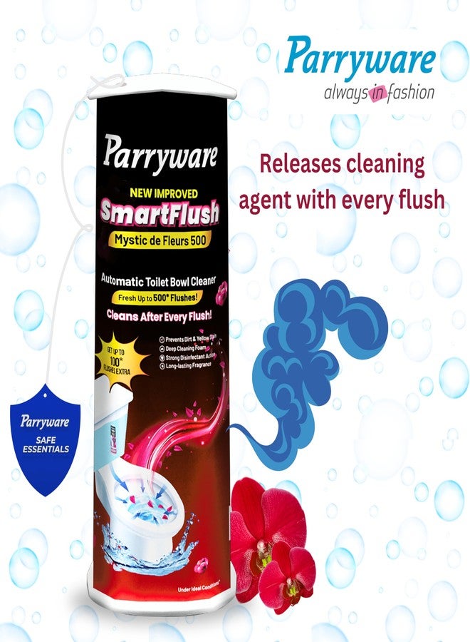 Parryware SmartFlush Mystic de Fleurs 500 - Automatic Toilet Bowl Cleaner upto 500* flushes - 180g (Pack of 1) - Image 3