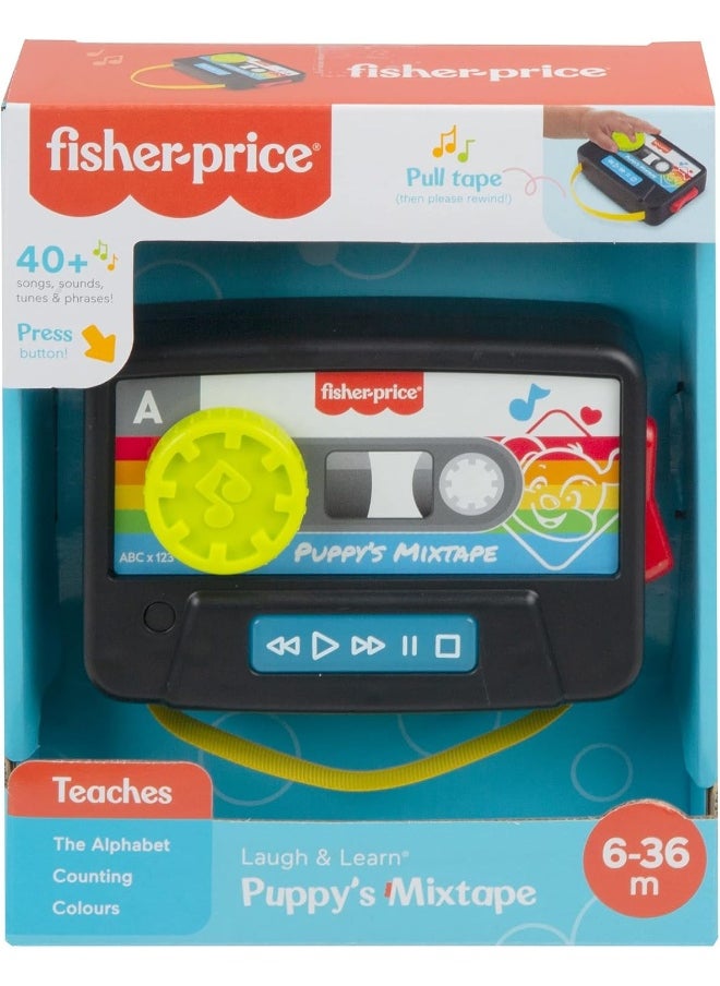 Fisher-Price Laugh & Learn Puppyâ€™S Mixtape Activity Toy - English Speaking