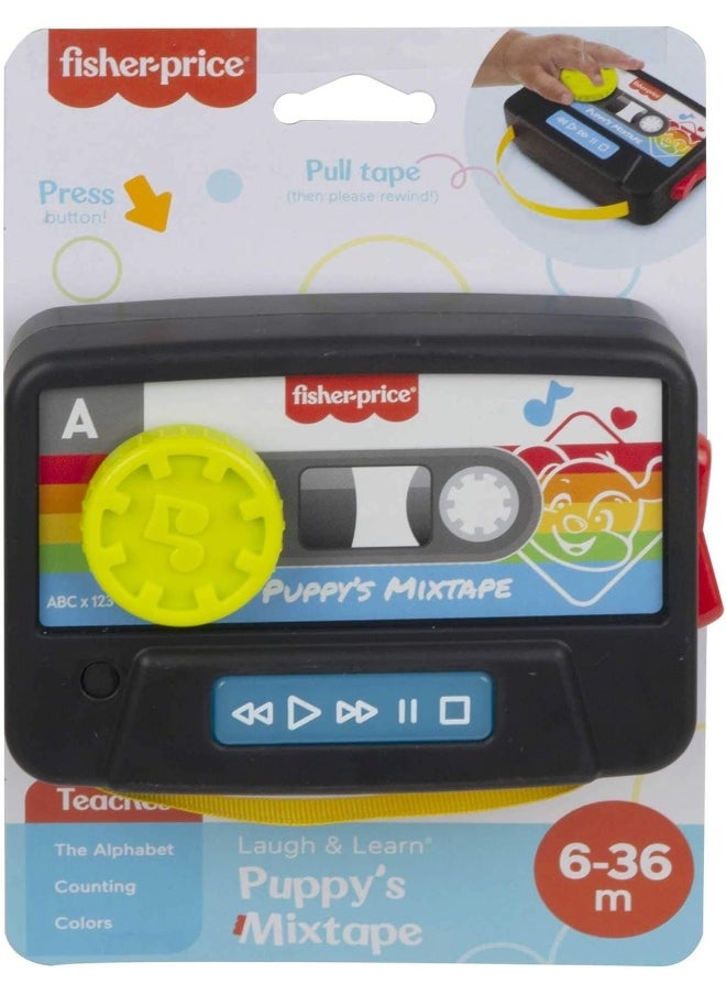 Fisher-Price Laugh & Learn Puppyâ€™S Mixtape Activity Toy - English Speaking