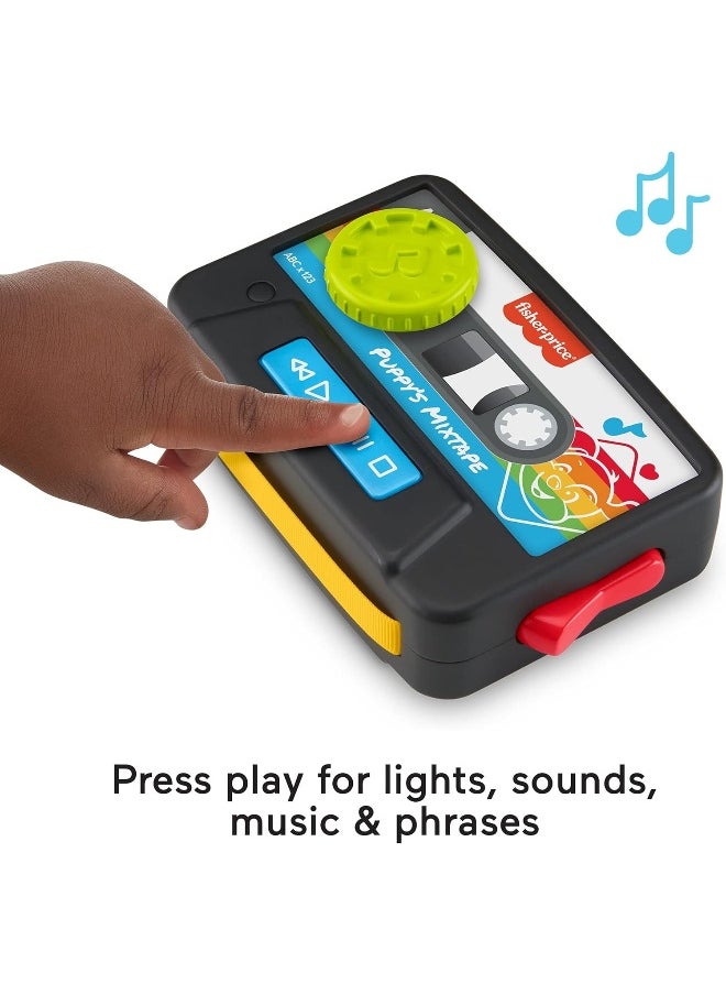 Fisher-Price Laugh & Learn Puppyâ€™S Mixtape Activity Toy - English Speaking
