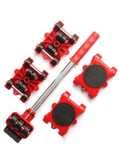 ELTRAZONE Dropshipping Furniture Mover Set Furniture Mover Tool Transport Lifter Heavy Stuffs Moving Wheel Roller Bar Hand Tools 5 Pcs Set  - Image 2