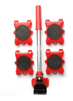 ELTRAZONE Dropshipping Furniture Mover Set Furniture Mover Tool Transport Lifter Heavy Stuffs Moving Wheel Roller Bar Hand Tools 5 Pcs Set  - Image 3