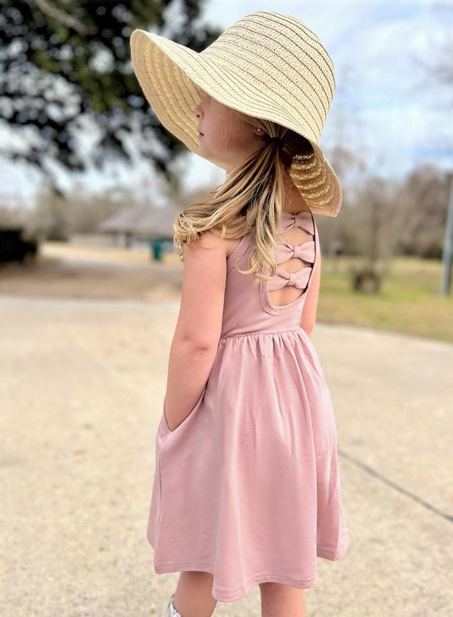 آرشنر فساتين صيفية للبنات من أرشينر، مناسبة للشاطئ، بوهو، للحفلات الرسمية، وأعياد الميلاد، وعيد الفصح، وعيد الحب، فستان وردي أنيق، مقاس 6 - Image 4