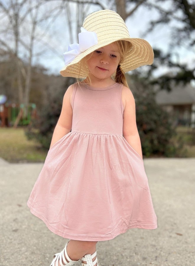 آرشنر فساتين صيفية للبنات من أرشينر، مناسبة للشاطئ، بوهو، للحفلات الرسمية، وأعياد الميلاد، وعيد الفصح، وعيد الحب، فستان وردي أنيق، مقاس 6 - Image 5