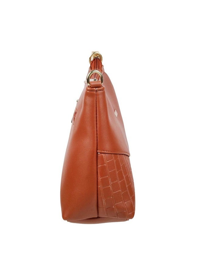 Metro حقيبة كاجوال نسائية بسحاب من جلد صناعي ميترو تان (66-7249) - Image 4