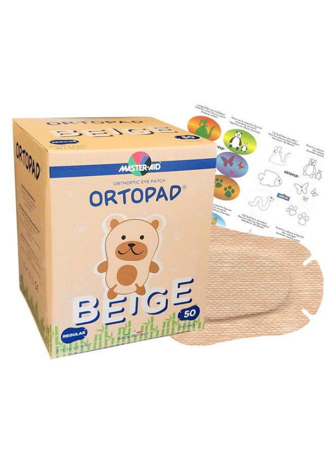 Ortopad® Beige Eye Patches Regular - 50 pcs