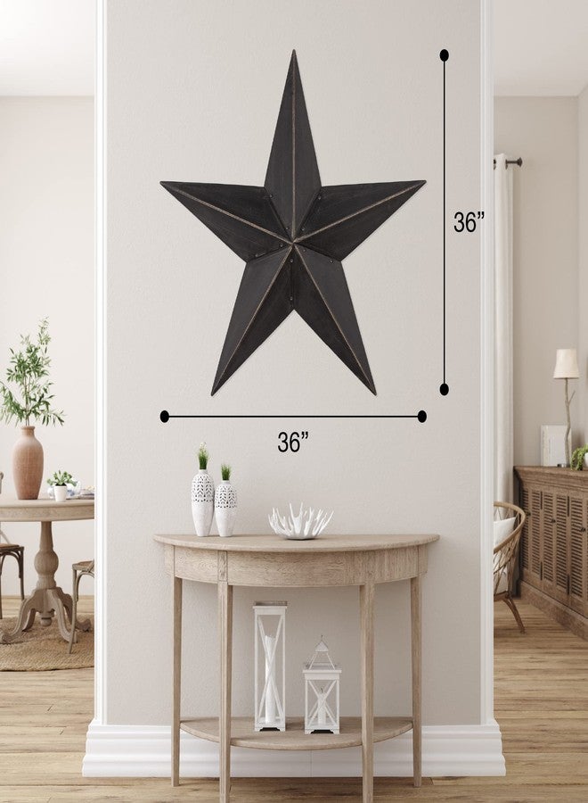 Hearthside Collection CWI Gifts Black Barn Star, 36" - Image 3