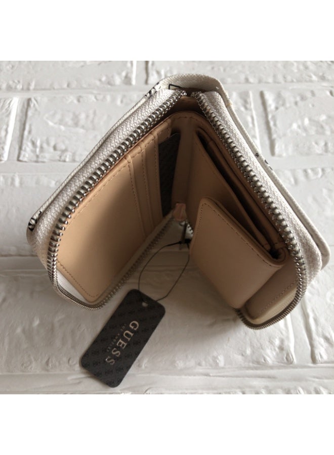 جيست لوريل SLG سحاب صغير حول المحفظة طباعة بيضاء - Image 3