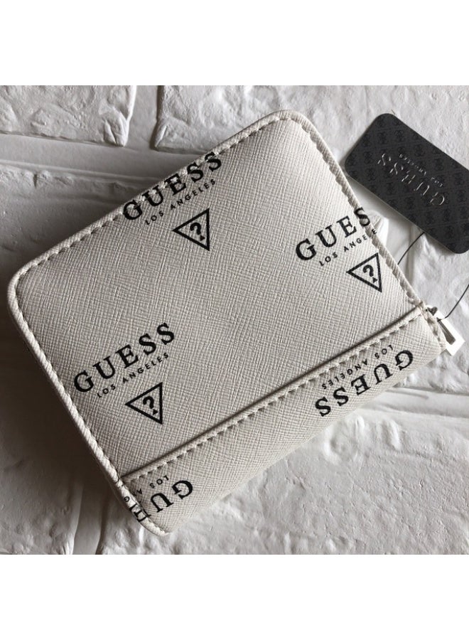 جيست لوريل SLG سحاب صغير حول المحفظة طباعة بيضاء - Image 4