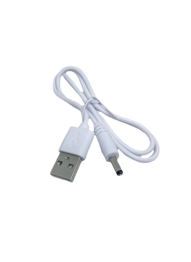 Generic - DC Line Usb To DC Power Cord Round Hole Copper Core Bluetooth Speaker Humidifier DC Charging Cable-Color:3cm 1m Bronze Black - Image 1