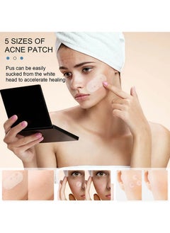 EELHOE Pimple Patches 1 packs of 80 sheets Skin Tag Acne Removal Patches 5 Sizes for Acne pimples of different sizes and shapes and for Blemish Moles Skin Tags  - Image 4