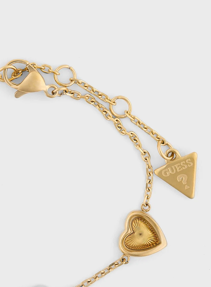GUESS Multi Heart Bracelet