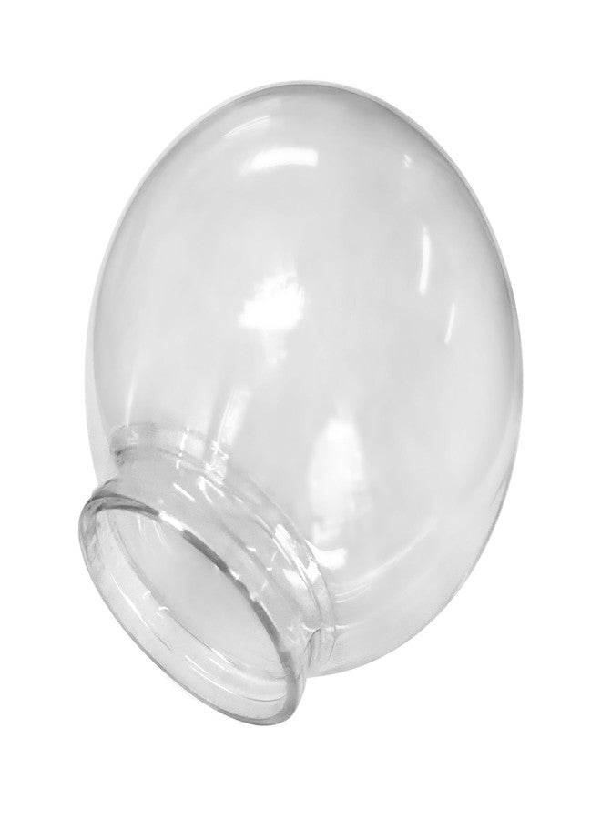 BEAM Lighting Plastics Your Diffuser Source Beam Lighting 6-inch Clear Acrylic Replacement Globe - Cover for Ceiling, Wall Fixtures, Lamp Posts, or Streetlights - Image 2