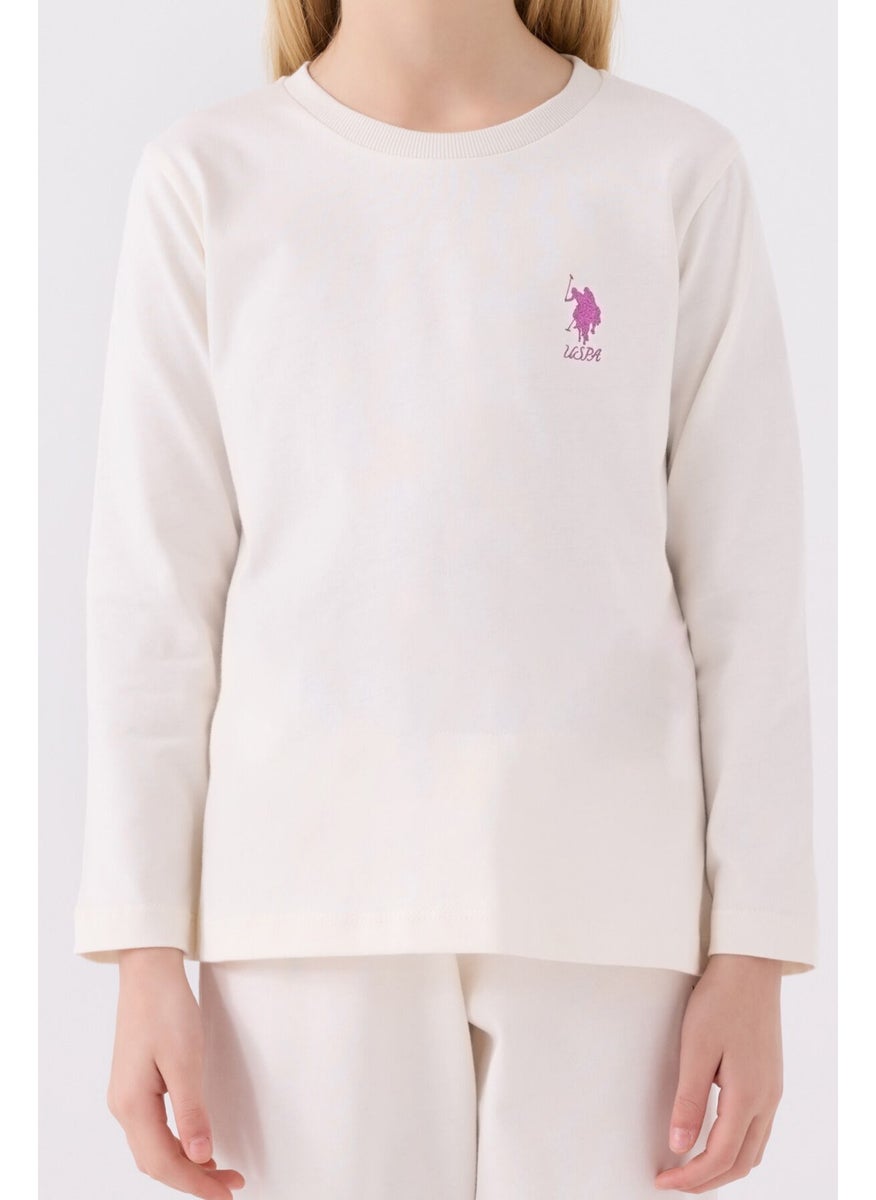 U.S. Polo Assn. - Girls Vanilla Pajama Set - Image 1