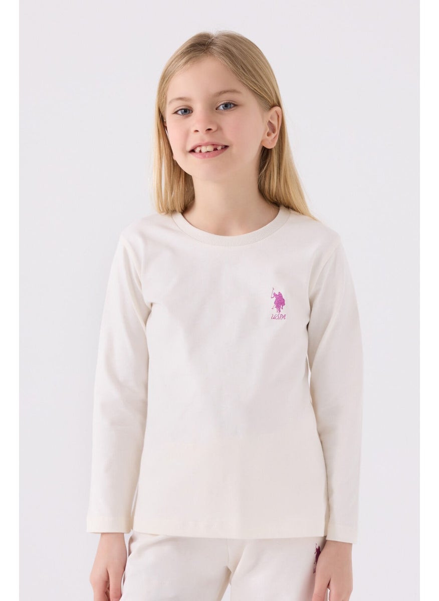 U.S. Polo Assn. - Girls Vanilla Pajama Set - Image 1