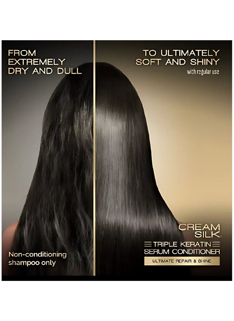 Creamsilk Triple Keratin Collagen Serum with Ultimate Repair & Shine Conditioner 340ml  - Image 5