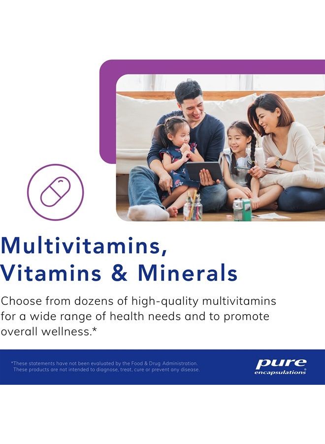 Pure Encapsulations Longevity Nutrients | Multivitamin/Mineral Complex to Support Healthy Aging, Brain Function, Eyes, Bones, and Vascular Health* | 120 Capsules - Image 4