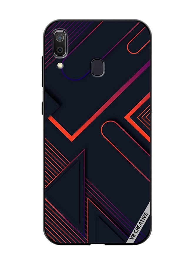 VR CREATIVE Protective Case Cover For Samsung Galaxy A30 Texture Design Multicolour - Image 1