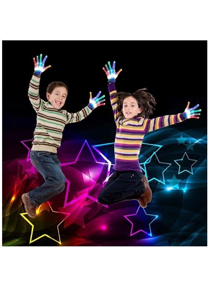 LED Flashing Gloves, Light-Up Gloves of 6 Modes Flashing for Concert Party Costume Cosplay Festival - Image 5