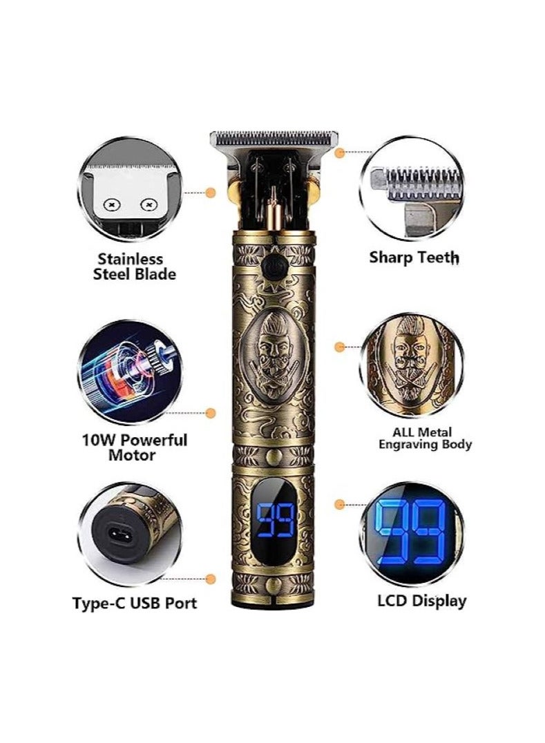 باس تيك ماكينة حلاقة الشعر مع شاشة مزودة بشفرات احترافية وبطارية قوية - Image 5