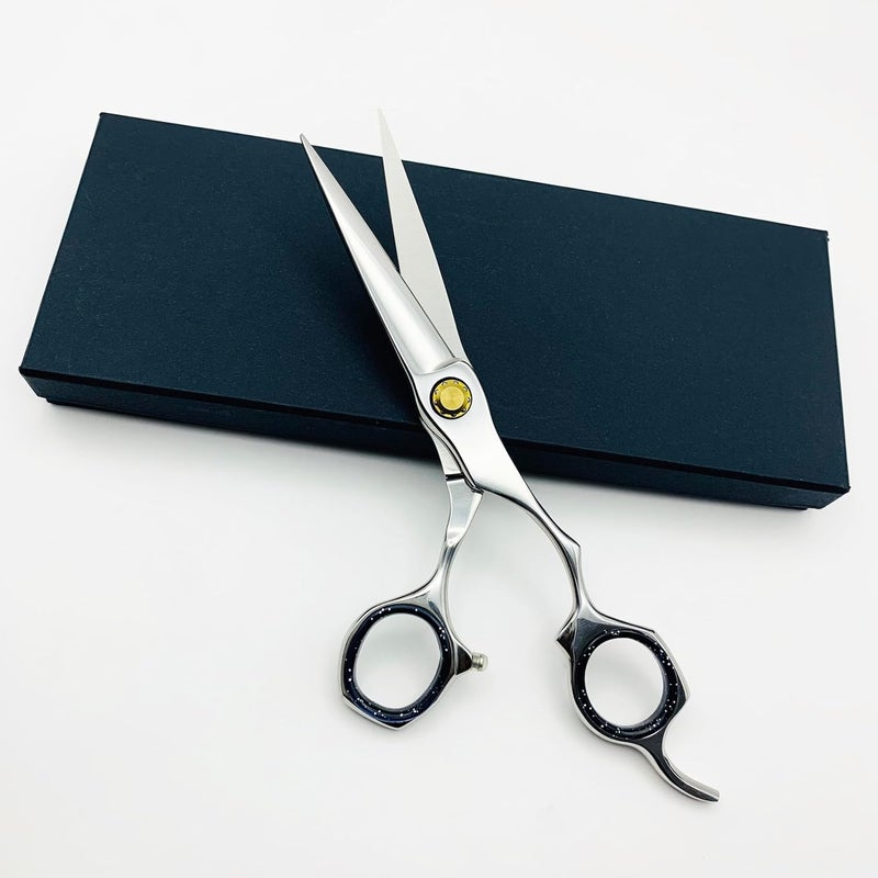 Generic 75Inch Professional Haircutting Scissors  J2 Japanese Stainless Steel Razor Edge Shears  Lightweight Ultra Sharp Barber Hairdressing Scissors for Salons  Home Use  Ideal for Men Women Kids 