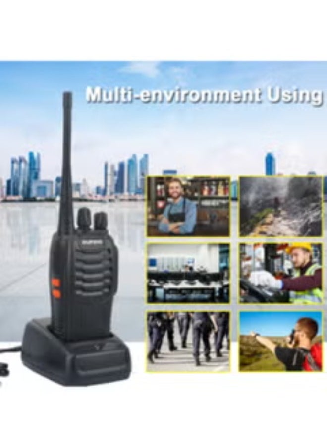 Baofeng Premium 888s Walkie Talkie Set 5W FM Two Way Radios Long Range, Durable Build, Easy to Use Ideal for Outdoor Activities, Events, Travel Rechargeable, Clear Communication  - Image 5