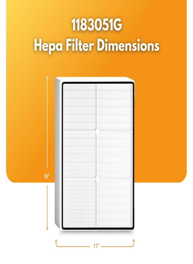 Filter-Monster.com Filter-Monster Replacement Compatible with Whirlpool 1183051K Air Purifier for Models AP25030K, APR25530L, APR25130L, AP150 - Image 3