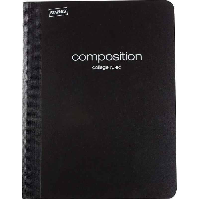 Staples STAPLES 2072488 Poly Composition Notebook College Ruled Assorted 24 pack Office Product  - Image 4