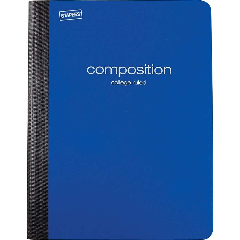 Staples STAPLES 2072488 Poly Composition Notebook College Ruled Assorted 24 pack Office Product  - Image 2