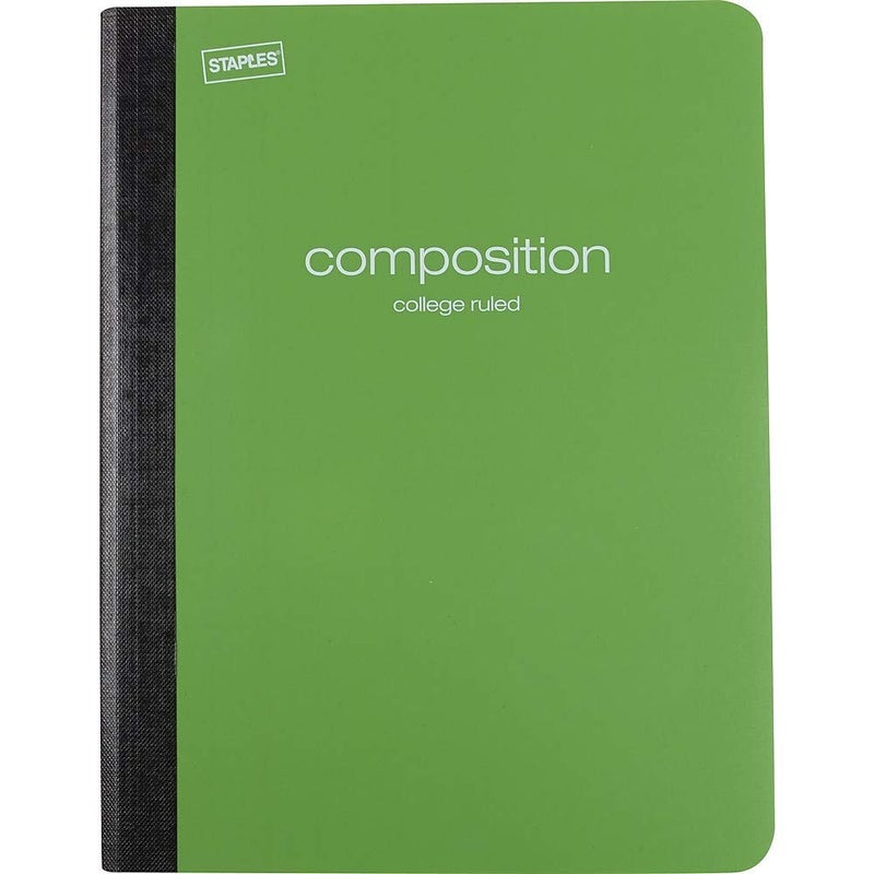 Staples STAPLES 2072488 Poly Composition Notebook College Ruled Assorted 24 pack Office Product  - Image 5