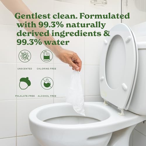 Caboo Tree Free Flushable Wipes, Certified Flushable, Septic Safe, Biodegradable, Chemical Free, Unscented Wipes for Adults made with Renewable Bamboo Based Viscose (Pack of 3, Total of 180) - Image 5