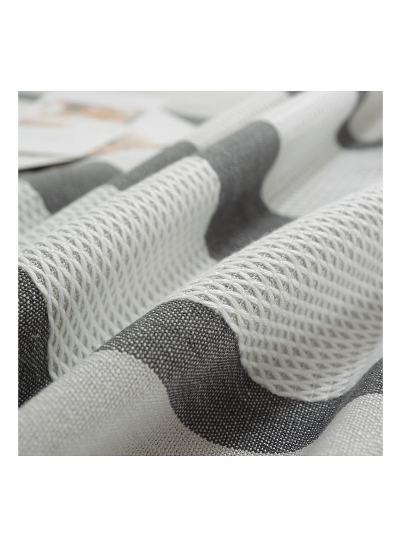 سيوسي Rectangular Cotton Linen Table Cloth, (55×86“, Grey) 4-6 Seats Tassel Tablecloth Cotton Linen Tablecloths Elegant Rectangle Tablecloth Dust-Resistant Cotton Table Cloth for Indoor Outdoor Party - Image 4