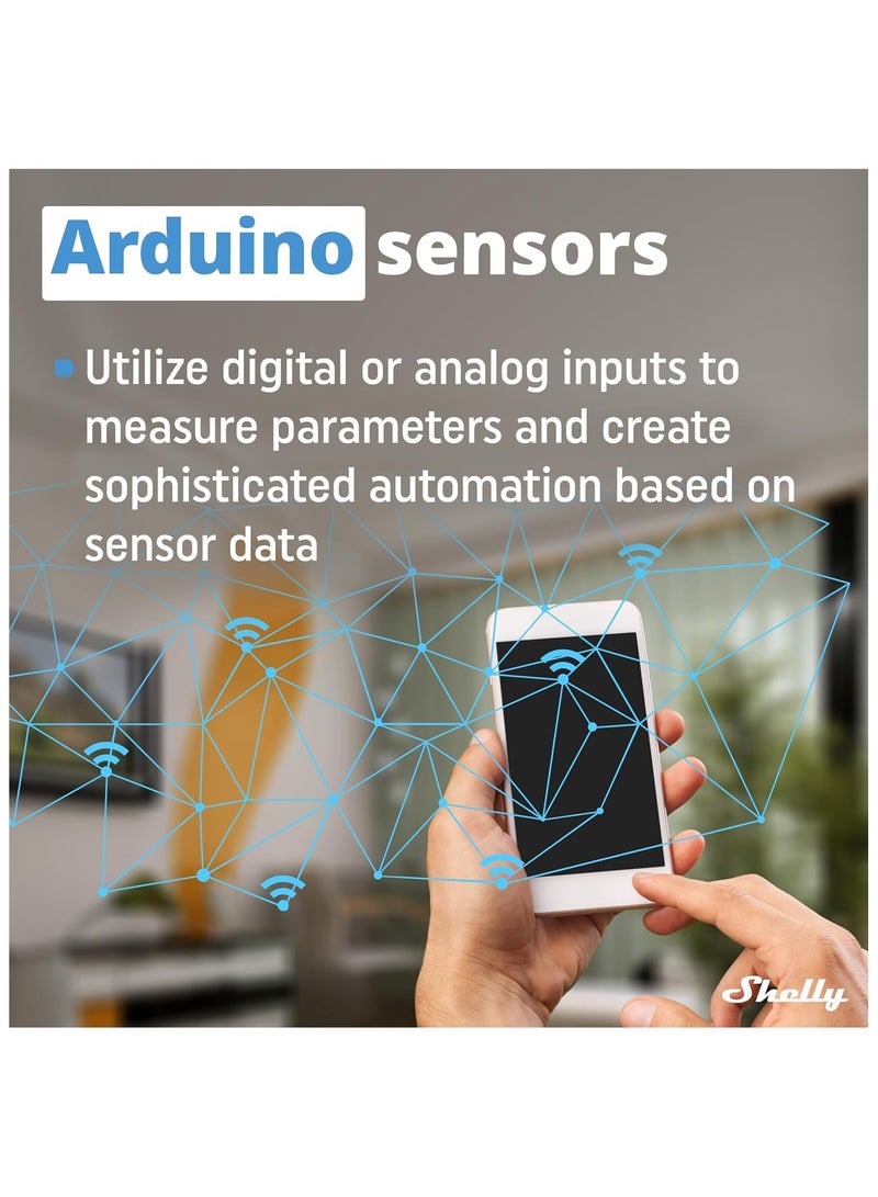 Shelly Plus Uni | Smart Wi-Fi and Bluetooth Operated Module with Dry Contacts | Home Automation | Compatible with Alexa & Google Home - Image 5