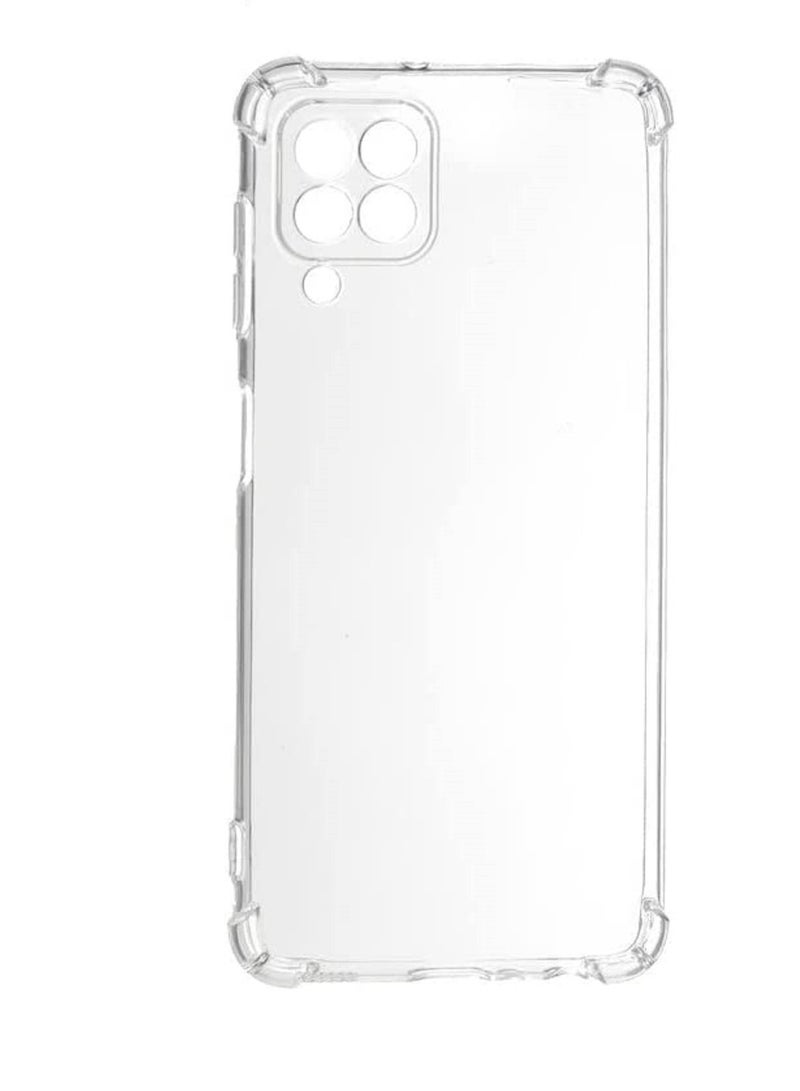 for Galaxy A22 4G Case  Transparent Reinforced Corners TPU Shock-Absorption Flexible Cell Phone Cover for Samsung Galaxy A22 4G(Clear)