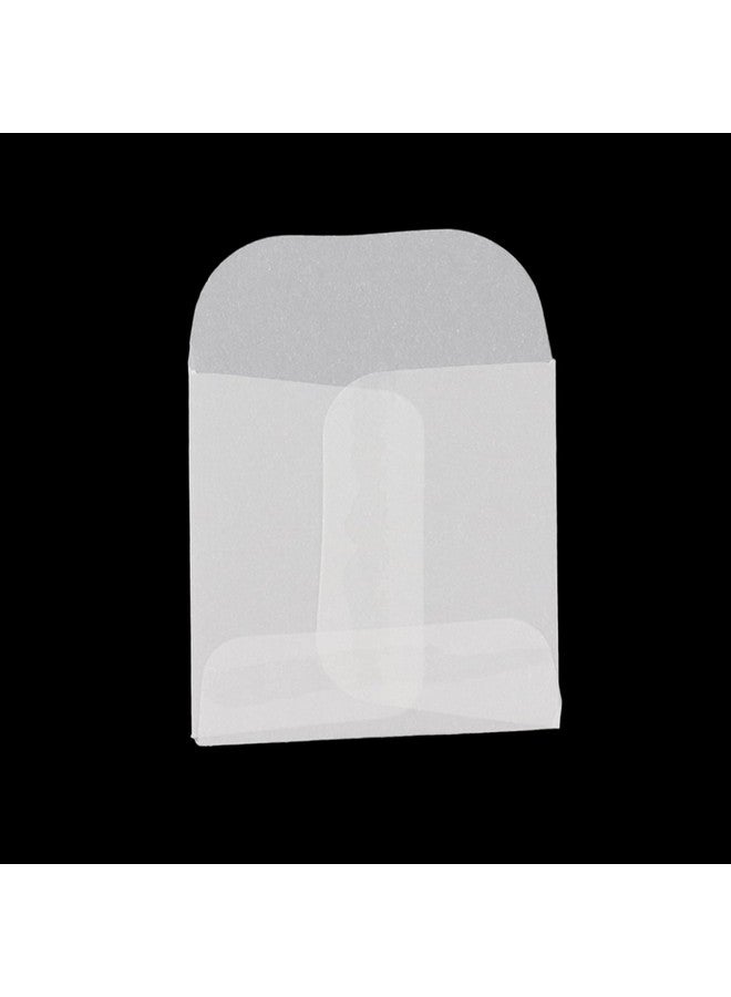 Antrader Glassine Envelopes For Stamps,50Pcs 2X2 Inch Glassine Mini Lotto Lottery Ticket Holders Wedding Guest Favor Tissue Envelope Holder For Scratch Stamp - Image 3