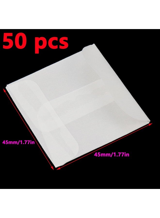Antrader Glassine Envelopes For Stamps,50Pcs 2X2 Inch Glassine Mini Lotto Lottery Ticket Holders Wedding Guest Favor Tissue Envelope Holder For Scratch Stamp - Image 2