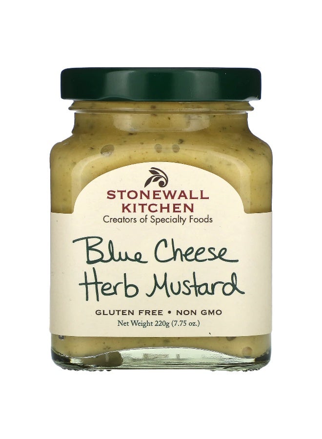 Stonewall Kitchen, Blue Cheese Herb Mustard, 7.75 oz (220 g) - Image 1