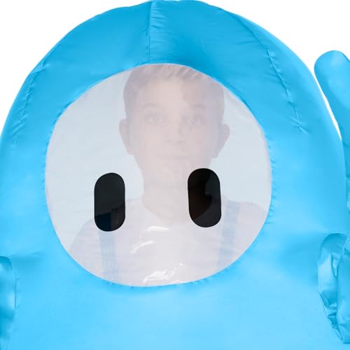 InSpirit Designs Fall Guys Blue Inflatable Kids Costume Officially Licensed Halloween Outfit for Boys and Girls Fall Guys Inflatable - Image 5