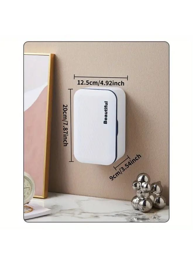 Grey Multi Use Tissue Storage Box Wet Wipe Organizer Dispenser For Office Home - Image 4