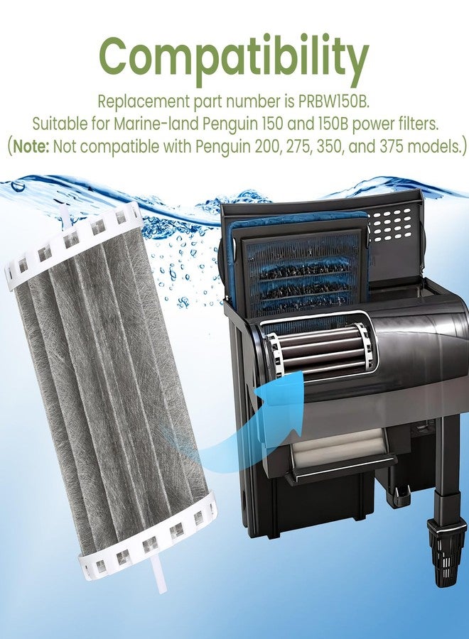 PIHIL Aquarium Filter Compatible with Marineland Penguin 150/150B Power Filters,Bio-Wheel Assembly PRBW150B,Replacement Fish Tank Filter Parts,2 Pack - Image 5