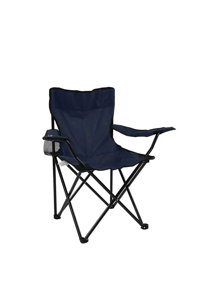 ARCOON - Folding Chair Strong Steel Structure Oxford Cloth Portable Camping Chair With Arm Chair Cup Holder With Storage Bag - Image 1