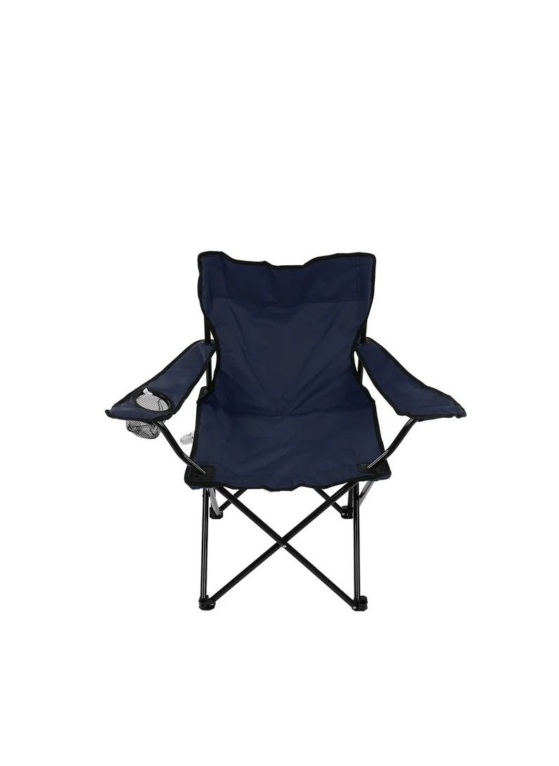 ARCOON - Folding Chair Strong Steel Structure Oxford Cloth Portable Camping Chair With Arm Chair Cup Holder With Storage Bag - Image 1