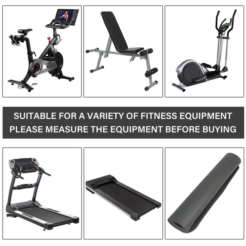 TONINT Exercise Equipment Mats For Floor,Treadmill Mat,Foldable Treadmill Mat,Walking Pad Mat For Carpet,Exercise Bike Mat,Under Elliptical Mat,Rowing Machine Mat,Mat For Tread Mill,GYM Equipment Mat - Image 3