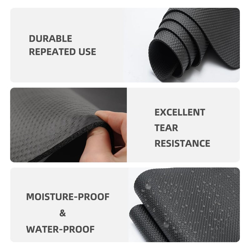 TONINT Exercise Equipment Mats For Floor,Treadmill Mat,Foldable Treadmill Mat,Walking Pad Mat For Carpet,Exercise Bike Mat,Under Elliptical Mat,Rowing Machine Mat,Mat For Tread Mill,GYM Equipment Mat - Image 4