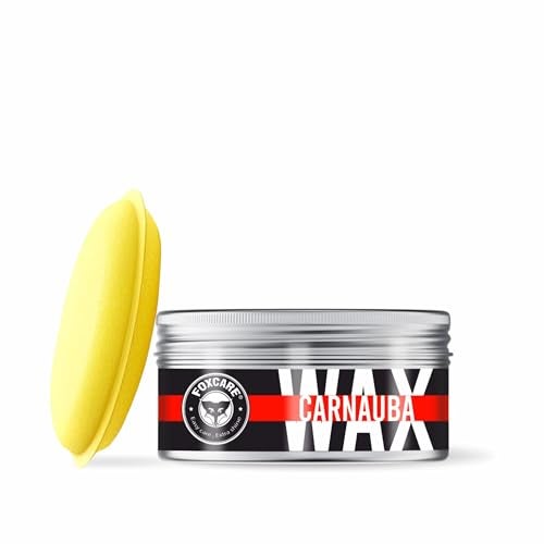 Foxcare Carnauba Hard Wax for Cars & Bikes 180g | UV Protection Car Wax | Micropolishing Scratch Remover | Long Lasting Shine 6 Months | High Gloss Paint Protection Coating - Image 1