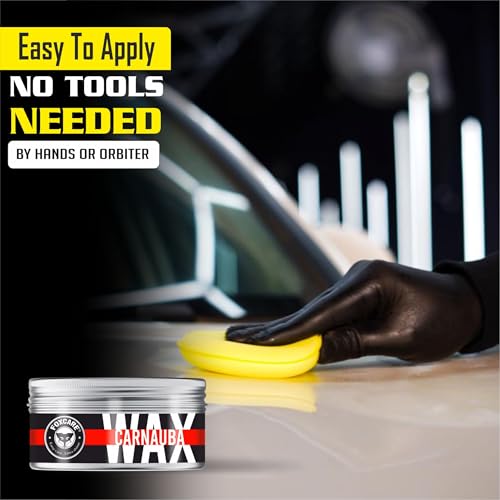 Foxcare Carnauba Hard Wax for Cars & Bikes 180g | UV Protection Car Wax | Micropolishing Scratch Remover | Long Lasting Shine 6 Months | High Gloss Paint Protection Coating - Image 2