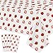 LKITMIUT 4 Pack Strawberry Party Tablecloth Strawberry Table Cloth Sweet One Birthday Table Cover Berry First Birthday Tablecloth Plastic Strawberry Theme Party Decor Summer Fruit Party Supplies 86 x 51 Inch - Image 3